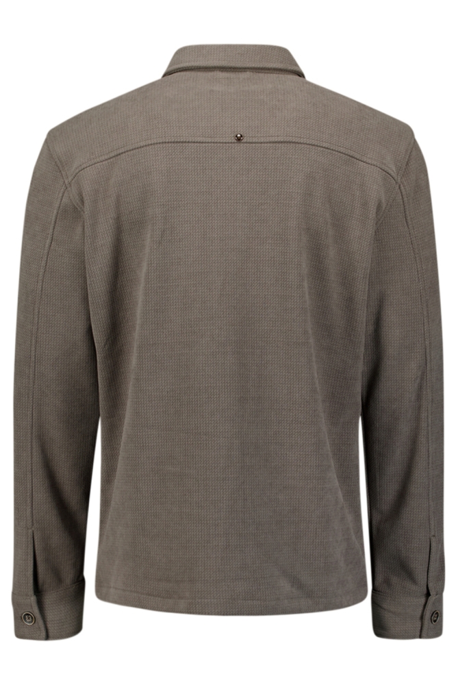 NO-EXCESS grijze heren overhemd | Achteraanzicht