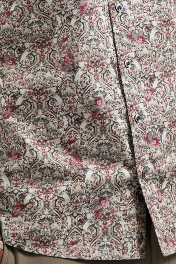 NO-EXCESS grijze heren overhemd | Close up