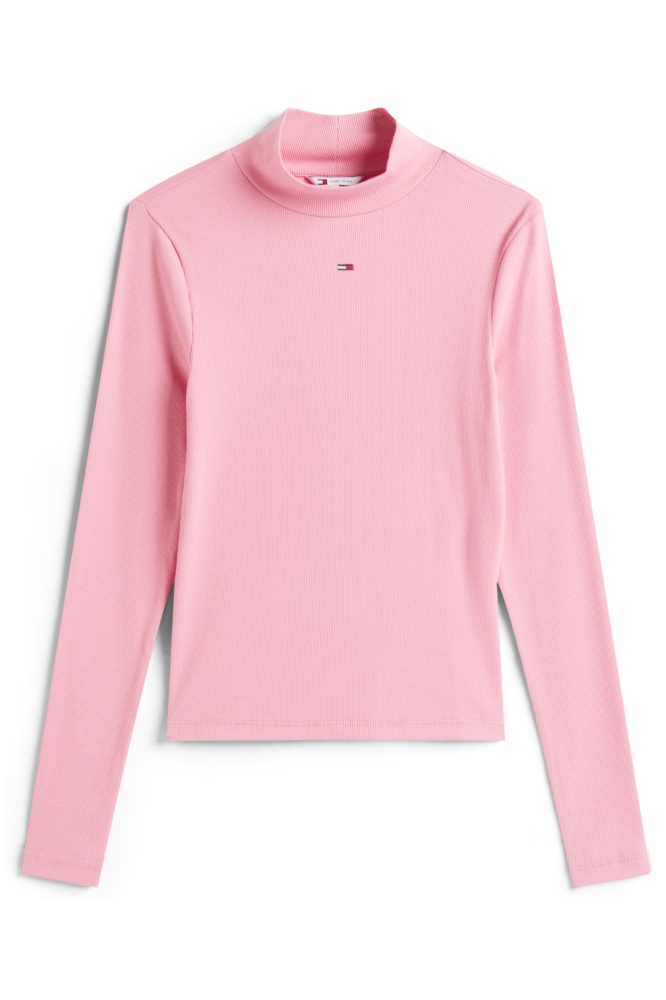 Tommy Jeans roze dames t-shirt | Vooraanzicht