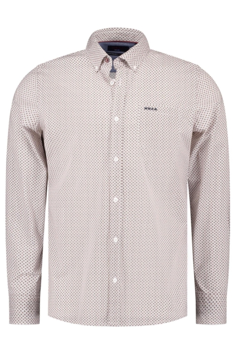 NZA rode heren overhemd | Vooraanzicht