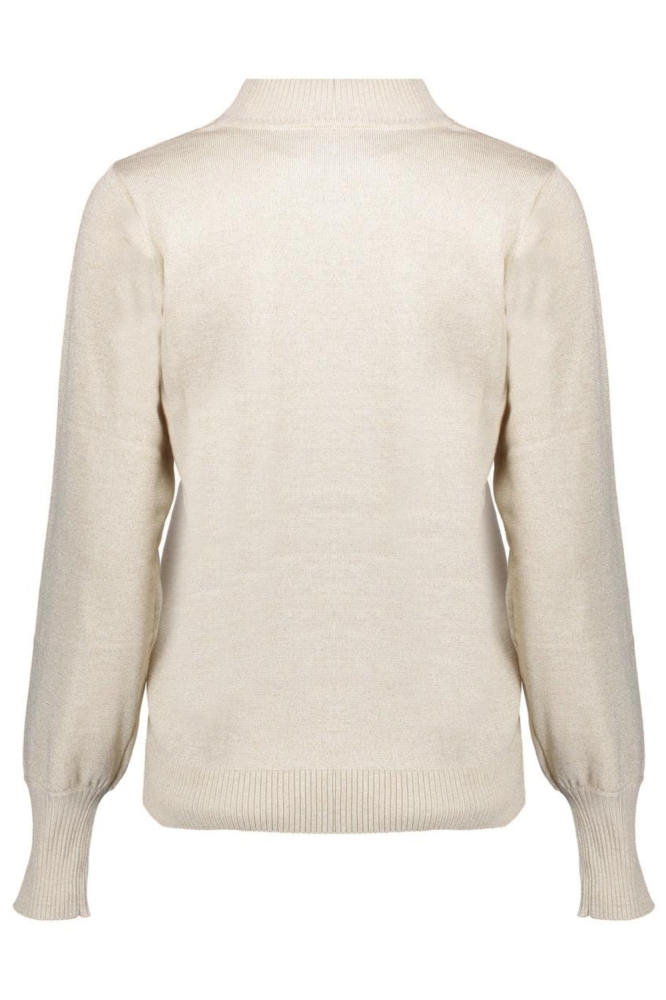 Geisha ecru dames trui | Achteraanzicht