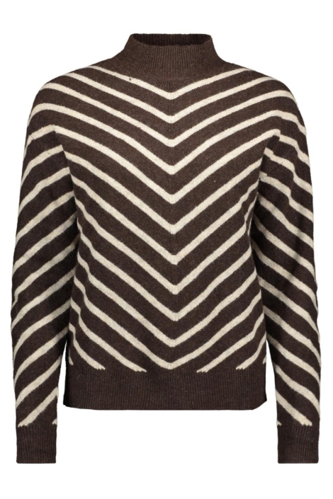 Geisha bruine dames trui | Vooraanzicht