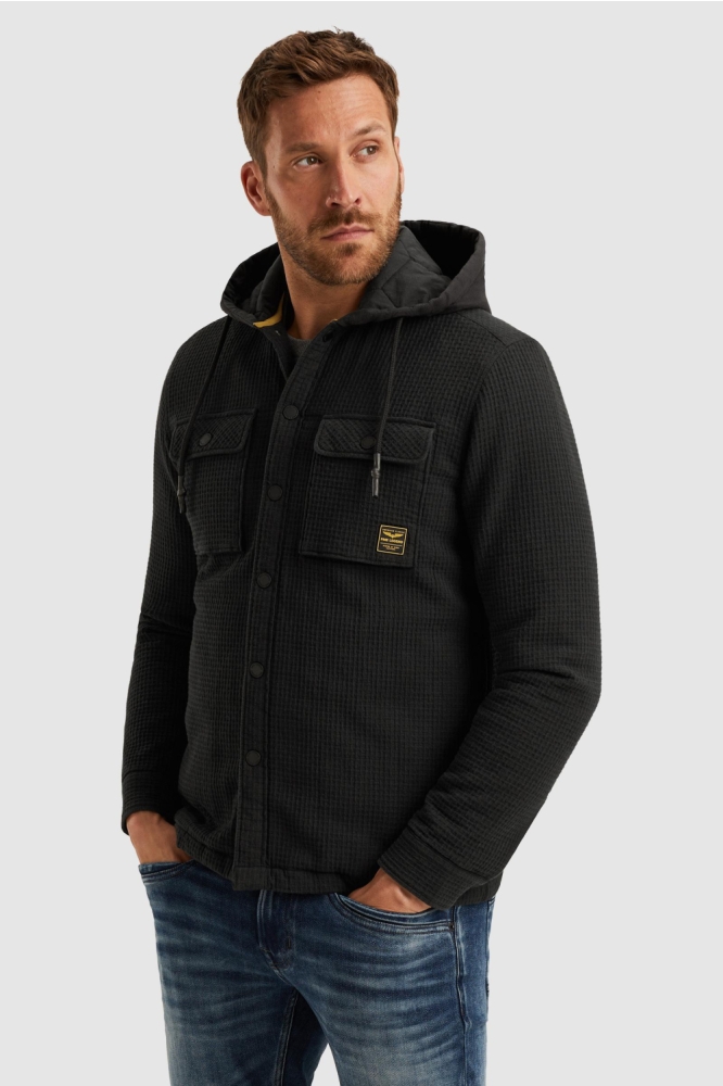 PME legend zwarte heren jas | Model zijaanzicht