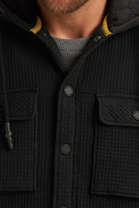 PME legend zwarte heren jas | Close up