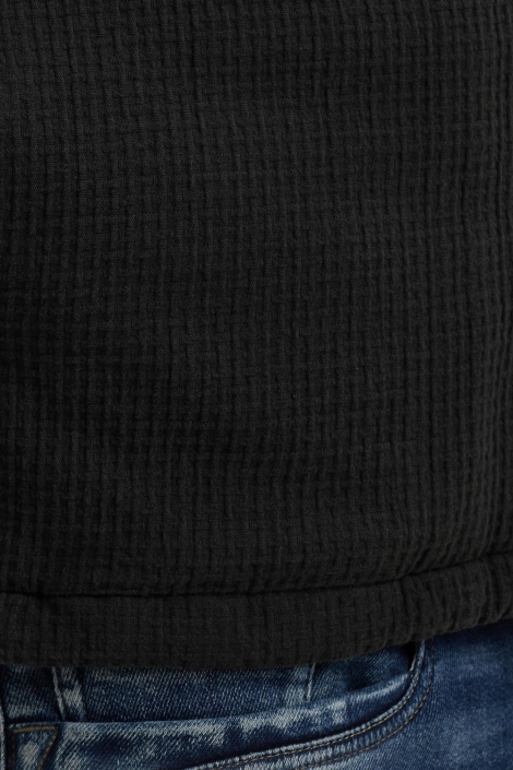 PME legend zwarte heren jas | Close up