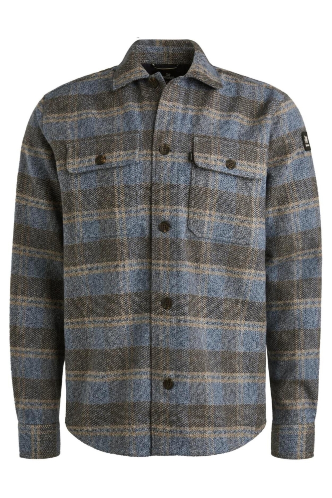 Vanguard blauwe heren overhemd | Vooraanzicht