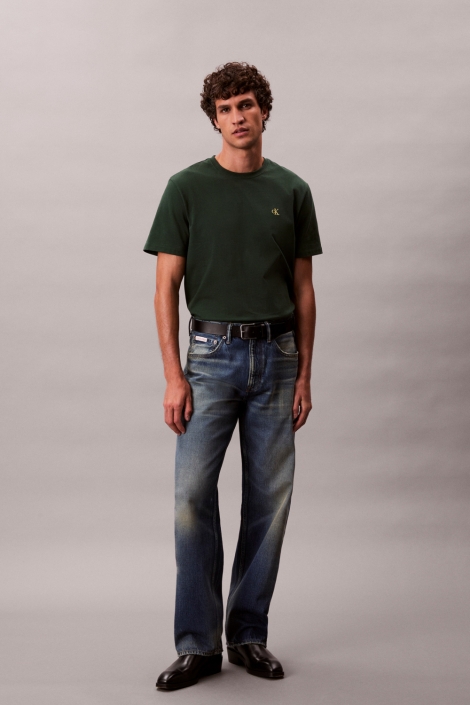 Calvin Klein groene heren t-shirt | Model