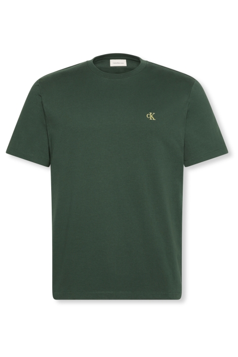 Calvin Klein groene heren t-shirt | Vooraanzicht