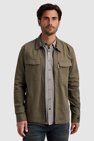 Cast Iron Jas SHIRT JACKET MET RITSSLUITING CSI2509234 6444