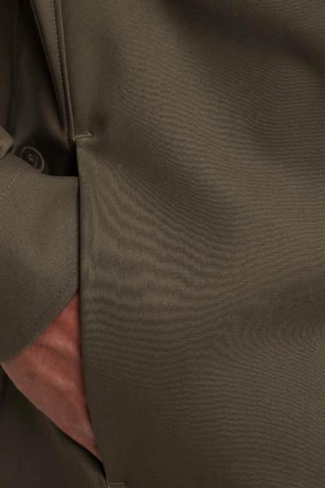 Cast Iron bruine heren jas | Kleurstaal