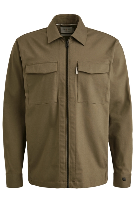 Cast Iron bruine heren jas | Vooraanzicht