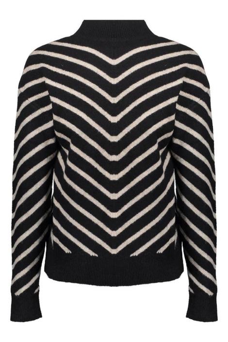 Geisha zwarte dames trui | Achteraanzicht