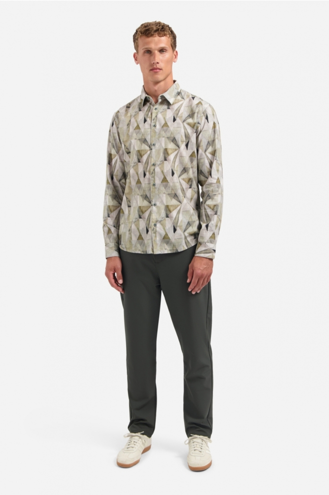 NO-EXCESS groene heren overhemd | Model