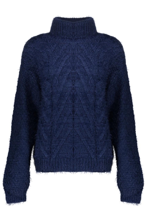 Geisha blauwe dames trui | Vooraanzicht