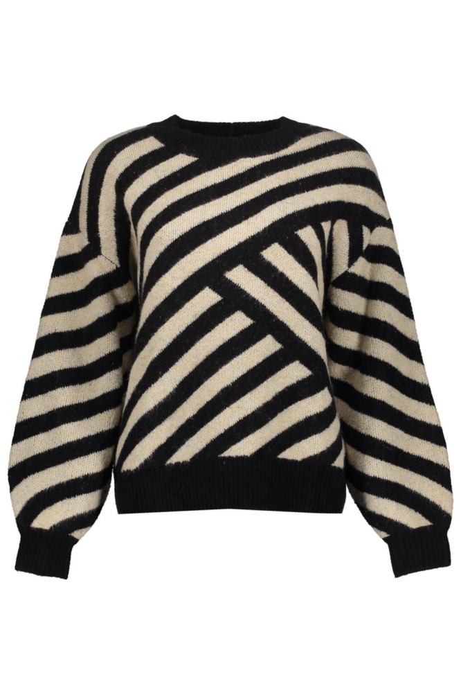 Geisha beige dames trui | Vooraanzicht