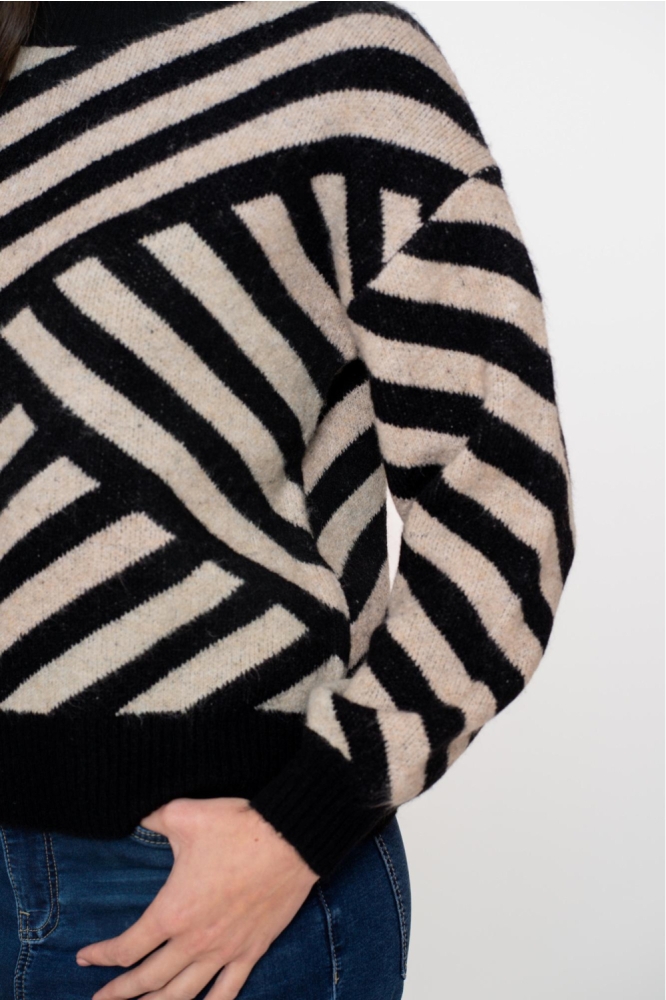 Geisha beige dames trui | Close up