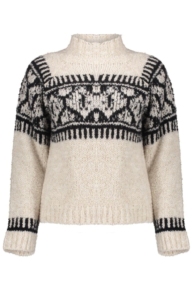 Geisha beige dames trui | Vooraanzicht