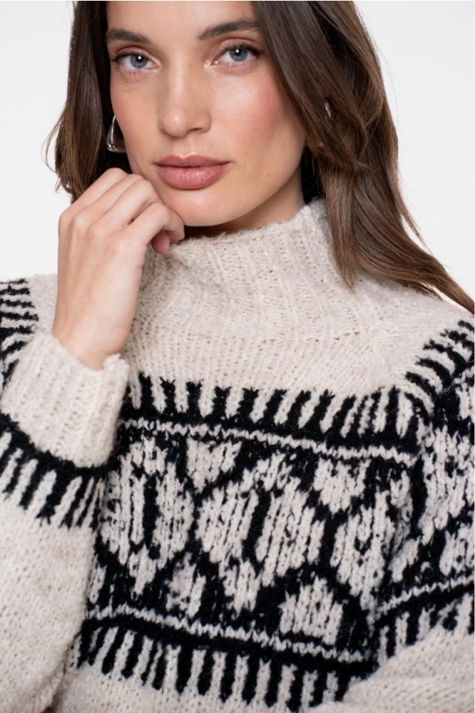 Geisha beige dames trui | Unique Selling Point