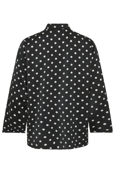 Vila zwarte dames blouse | Achteraanzicht