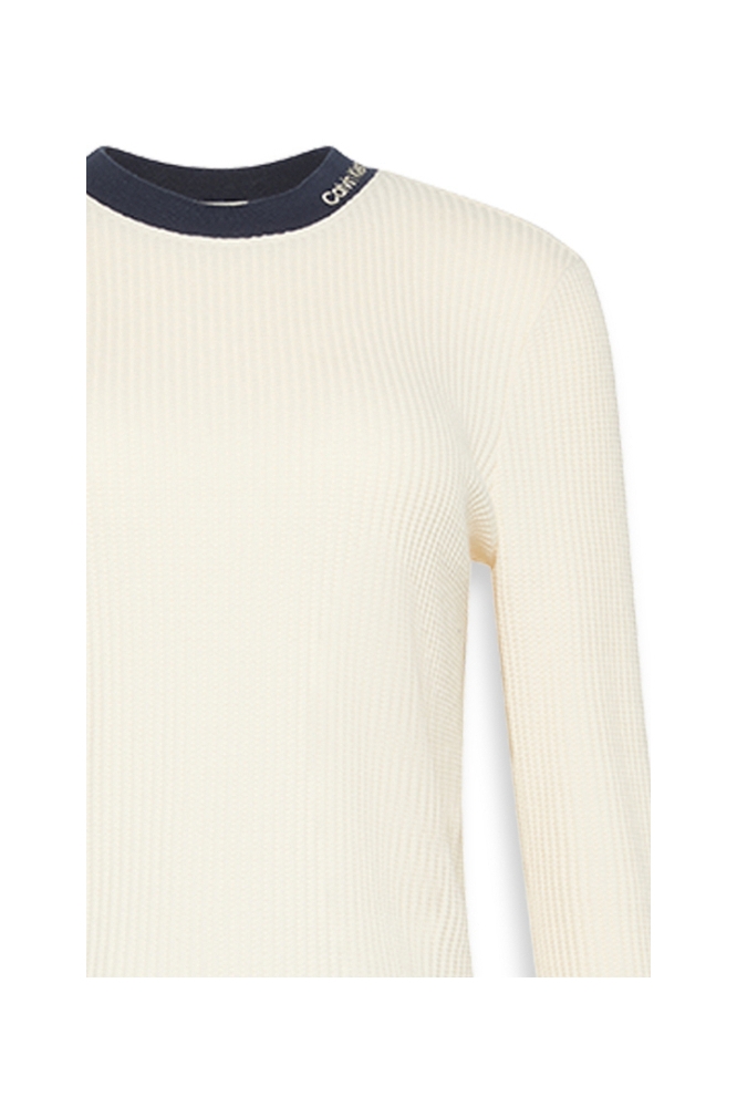 Calvin Klein beige dames t-shirt | Close up