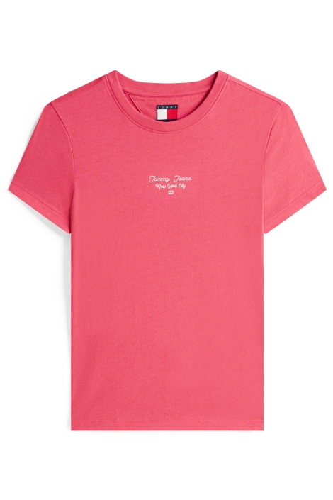 Tommy Jeans roze dames t-shirt | Vooraanzicht