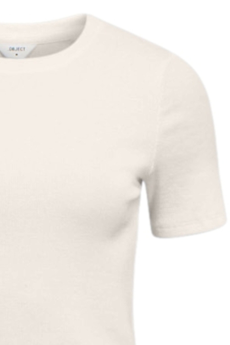 Object beige dames t-shirt | Close up