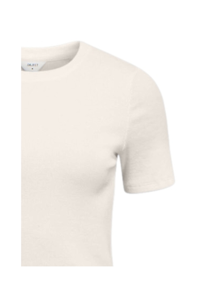 Object beige dames t-shirt | Close up