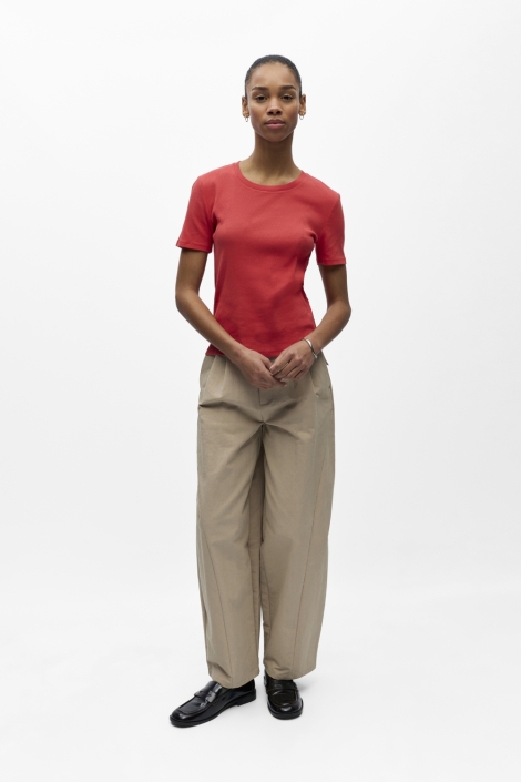 Object rode dames t-shirt | Model