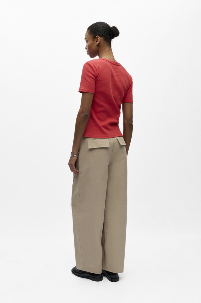 Object rode dames t-shirt | Model