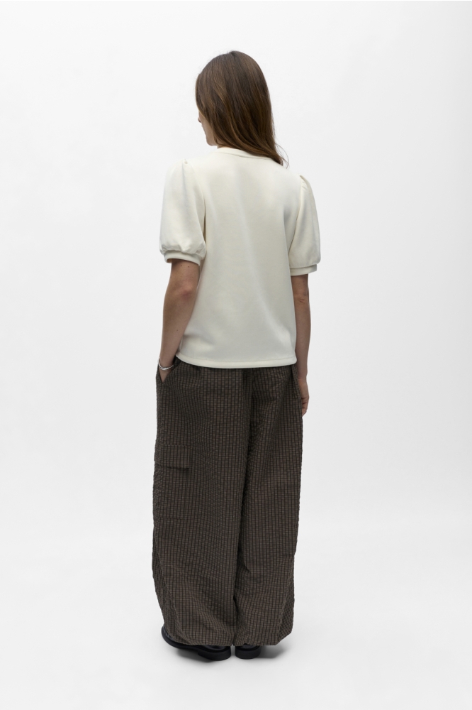 Object beige dames t-shirt | Model