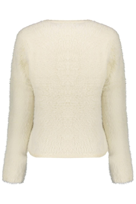 Geisha beige dames vest | Achteraanzicht