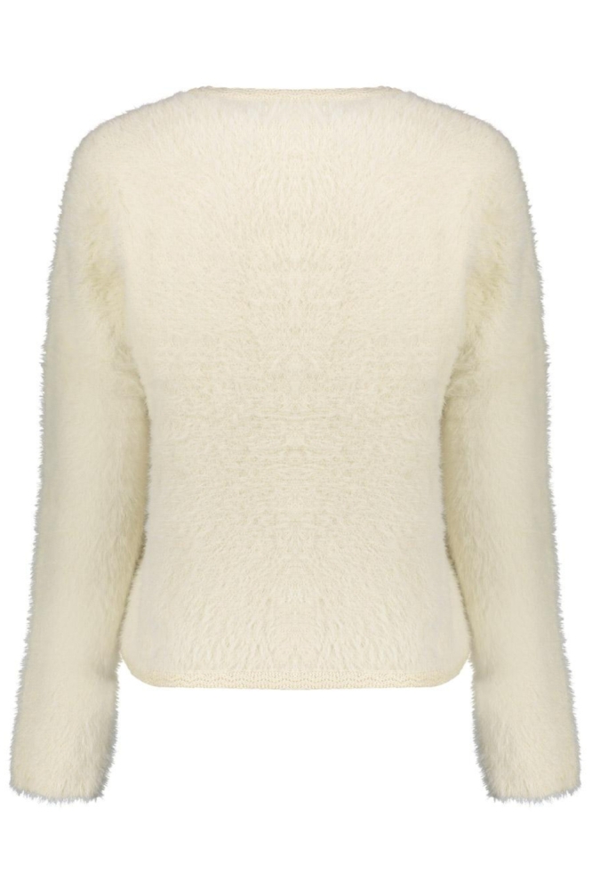 Geisha beige dames vest | Achteraanzicht