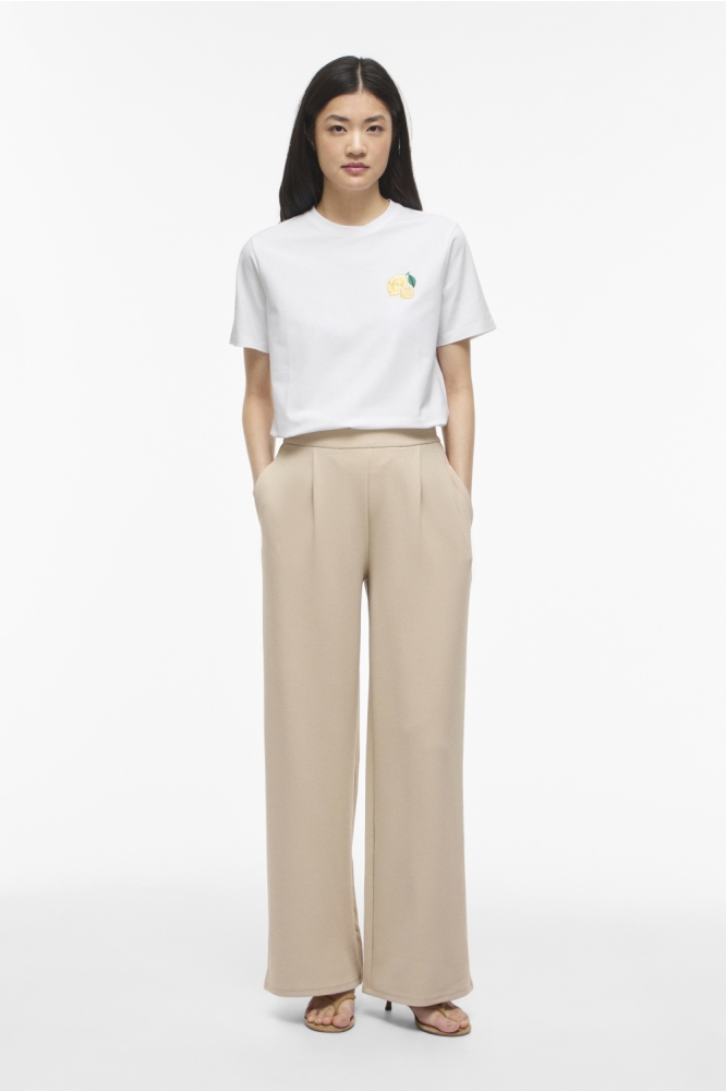 Vila witte dames t-shirt | Model