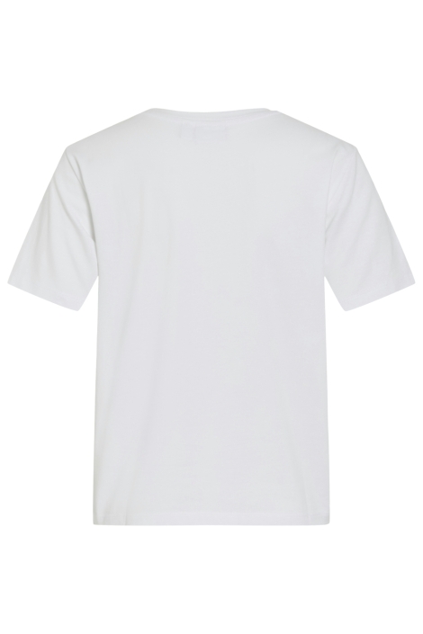 Vila witte dames t-shirt | Achteraanzicht