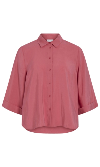 VIHULA 3/4 SHIRT - NOOS 14111779 Holly Berry