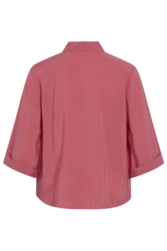 Vila roze dames blouse | Achteraanzicht