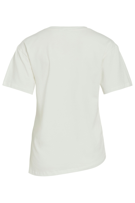 Vila witte dames t-shirt | Achteraanzicht