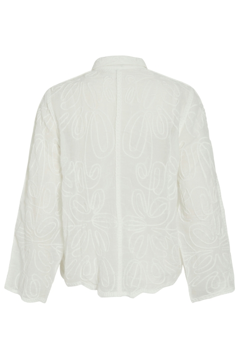 Vila witte dames blouse | Achteraanzicht