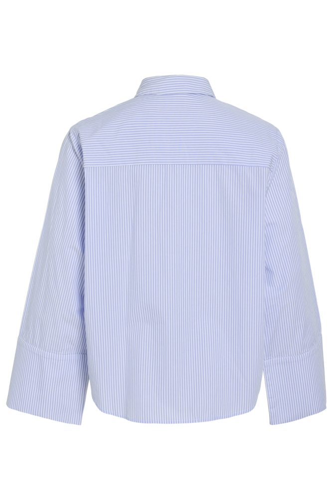 Vila blauwe dames blouse | Achteraanzicht