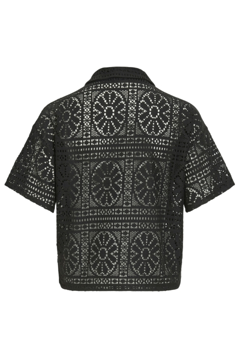 Vila zwarte dames blouse | Achteraanzicht