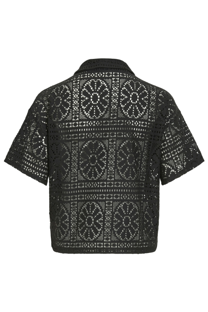 Vila zwarte dames blouse | Achteraanzicht