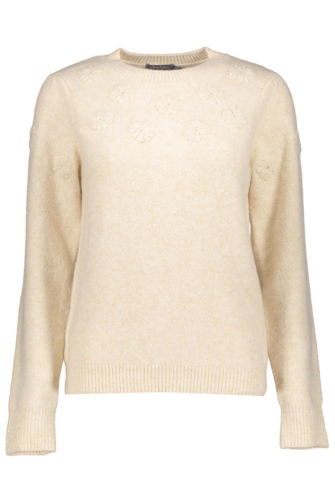 Geisha beige dames trui | Vooraanzicht