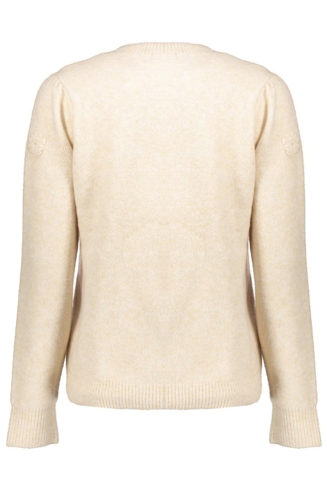 Geisha beige dames trui | Achteraanzicht