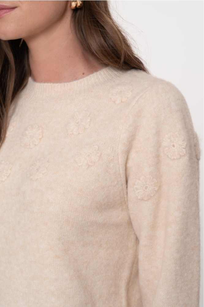 Geisha beige dames trui | Unique Selling Point