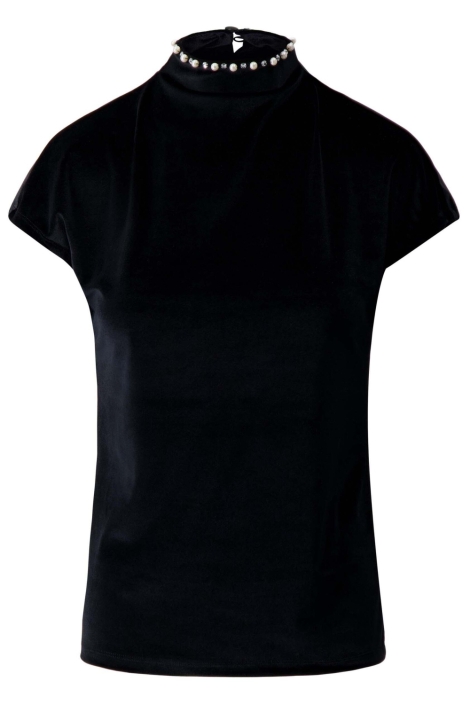 Zusss zwarte dames t-shirt | Vooraanzicht