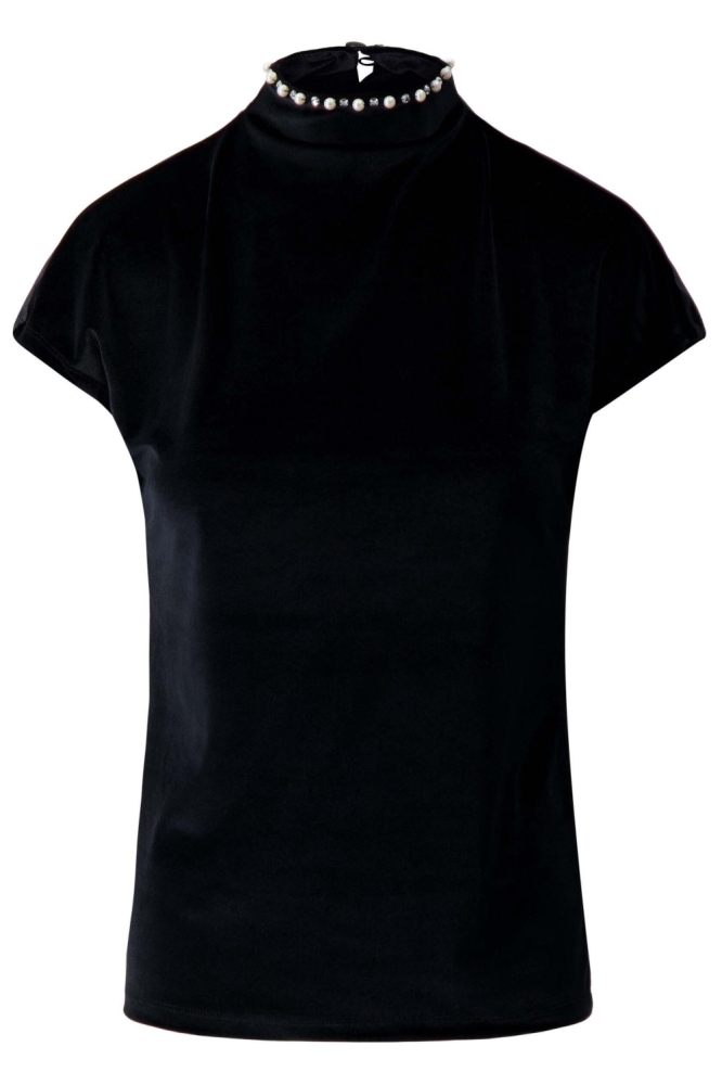 Zusss zwarte dames t-shirt | Vooraanzicht