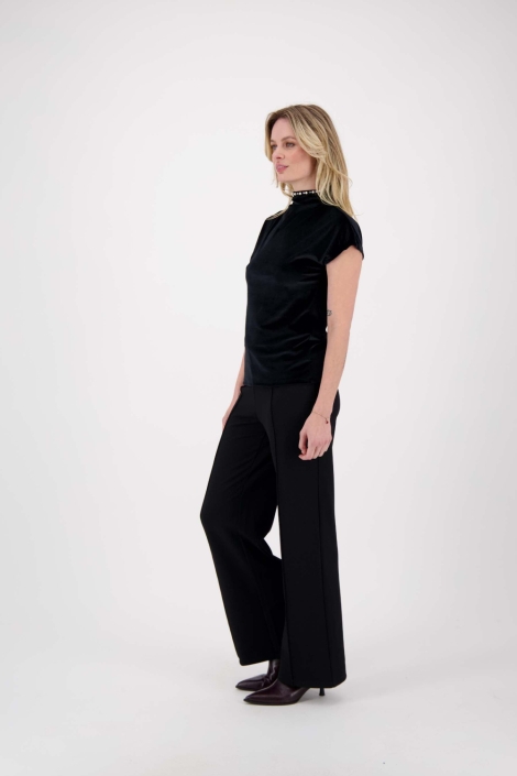 Zusss zwarte dames t-shirt | Model