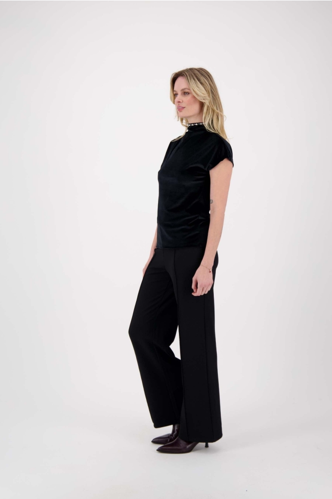 Zusss zwarte dames t-shirt | Model