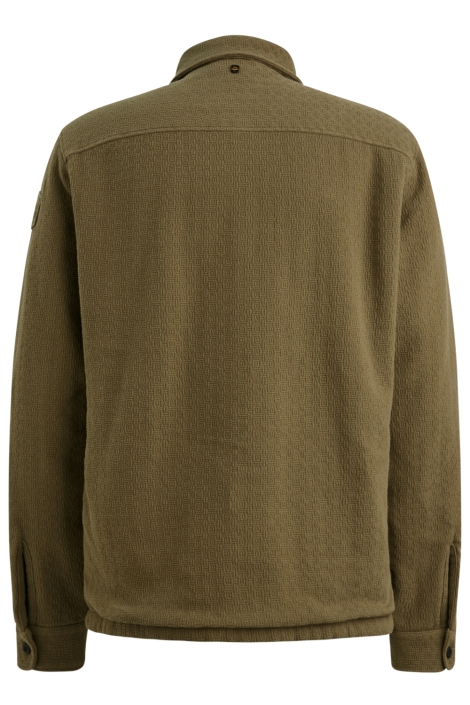 PME legend groene heren overhemd | Achteraanzicht