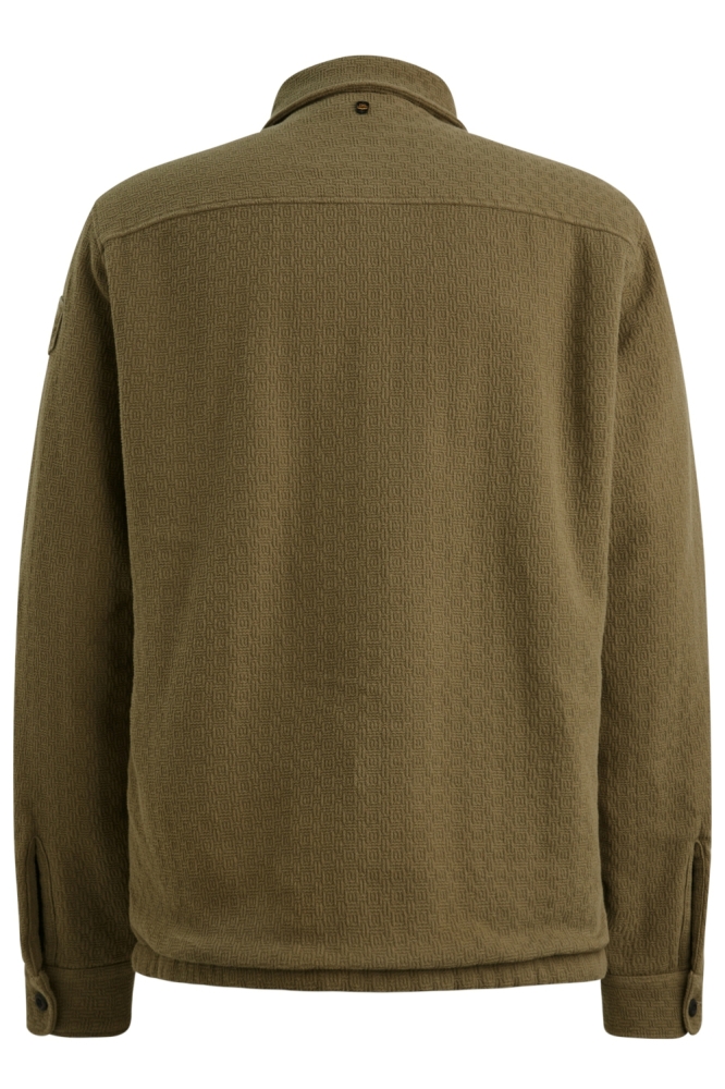 PME legend groene heren overhemd | Achteraanzicht